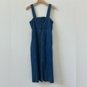 GAP Indigo Denim Zip Dress